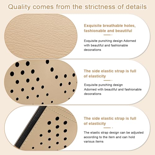 STHIRA® Car Storage Pouch for Dashboard PU Breathable Utility Pouch Peel-and-Stick Storag STHIRA® Car Storage Pouch for Dashboard PU Breathable Utility Pouch Peel-and-Stick Storag